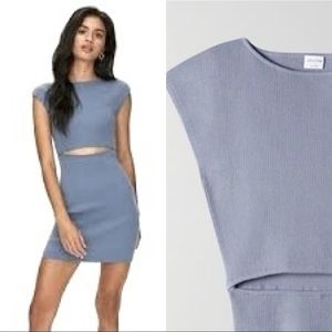 Wilfred Free Cut-Out Knit Dress - GUC